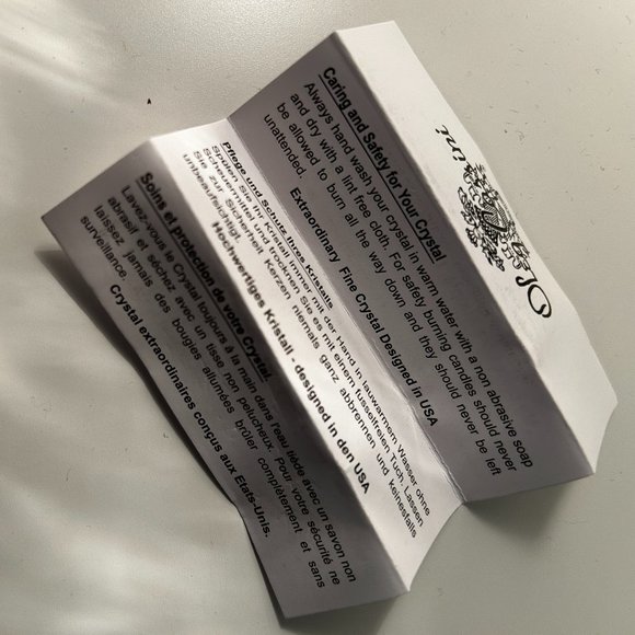 OLEG CASSINI Crystal Scent Bottle ROSE 2 Laser Engraved Signature - Picture 16 of 16